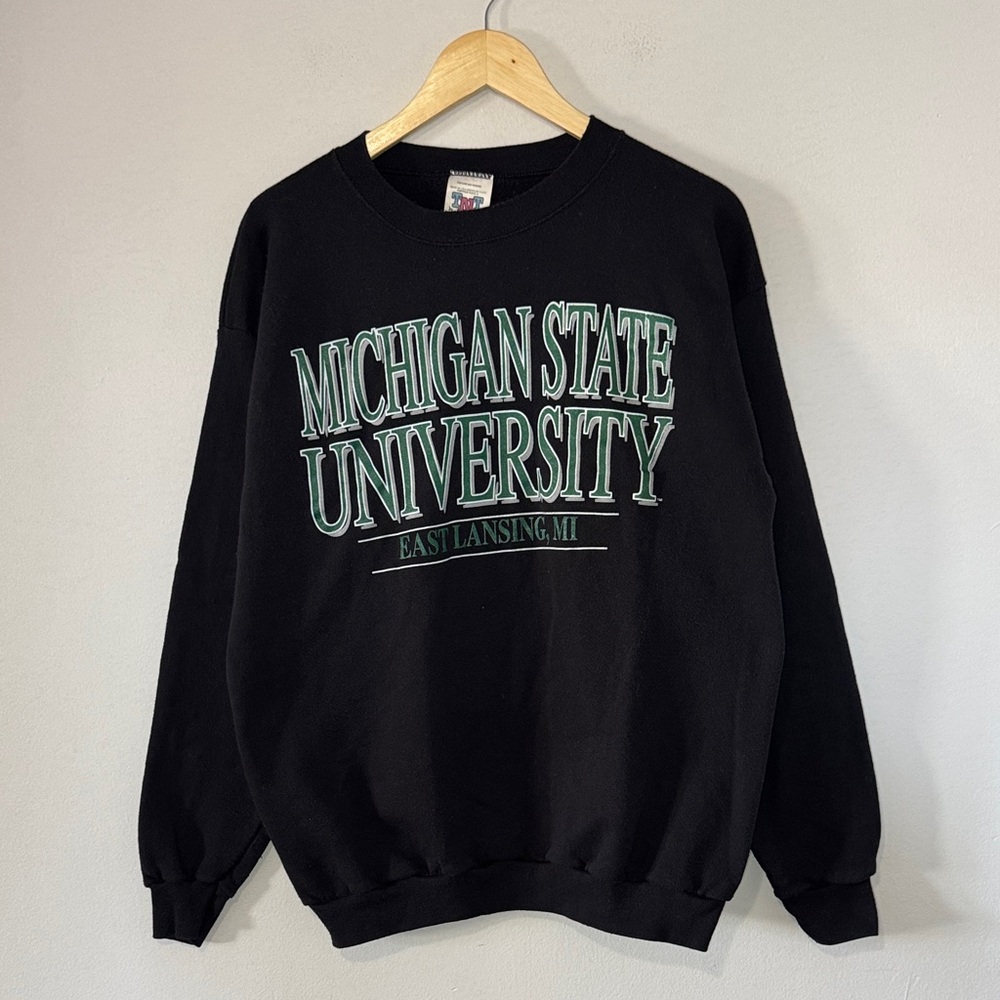 Vintage Michigan State University Crewneck / XL / 90s / TNT